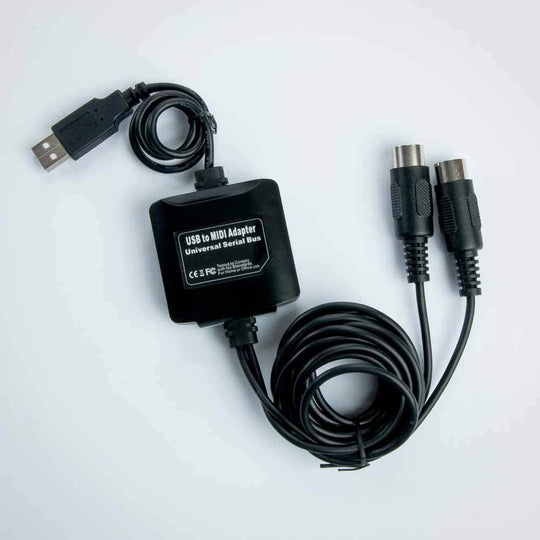 USB to 2 X MIDI DIN-5 Cable