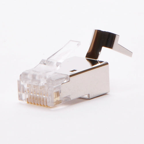 Vertical Cable Cat6/6A Shielded Plug for Solid or Stranded Cable - 23AWG, 100pk