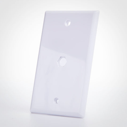 Blank Wall Plate for F Coupler