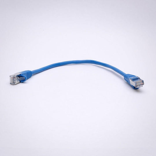 Cat5E Shielded Ethernet Patch Cable, Snagless Boot - Blue