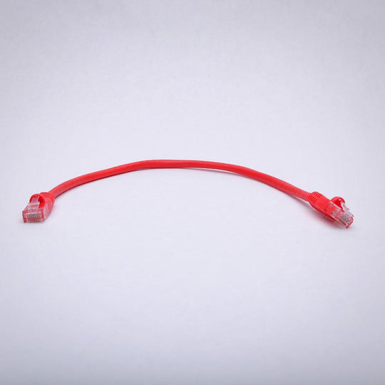 Cat6A Ethernet Patch Cable, Snagless Boot - Red