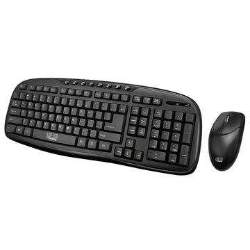 Adesso WKB-1330CB 2.4 GHz Wireless Desktop Keyboard and Mouse Combo