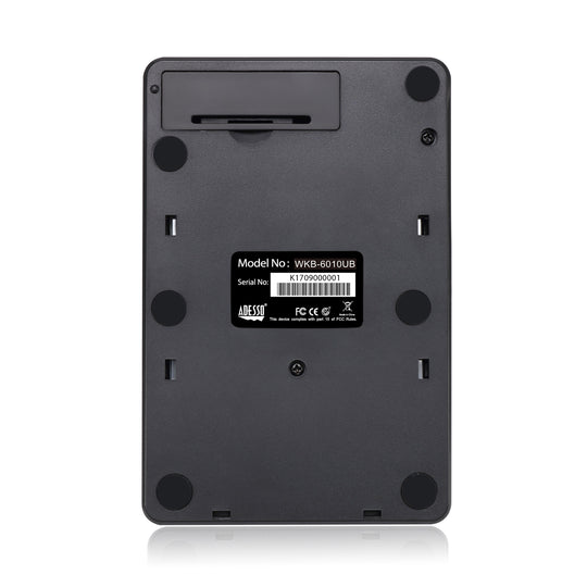 Adesso WKB-6010UB Mechanical Numeric Keypad with 3-port USB Hub