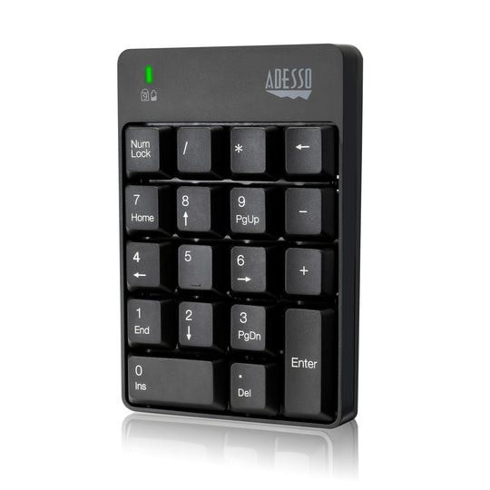Adesso WKB-6010UB Mechanical Numeric Keypad with 3-port USB Hub