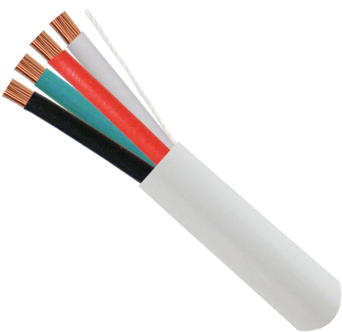 Vertical Cable 14/4 CL3P, CMP Plenum Rated, Unshielded, Stranded, Bare Copper Conductors - 500ft Pull Box