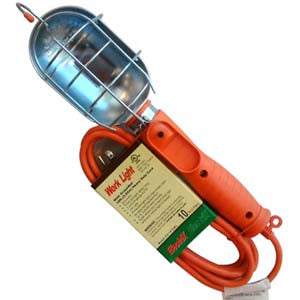 Metal Guard Work Light 10Ft