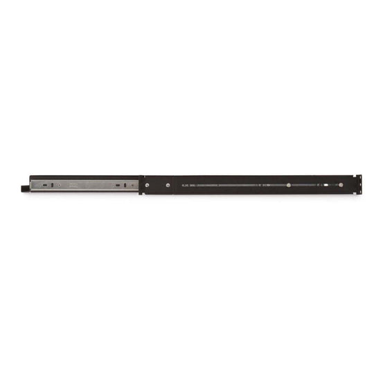 Kendall Howard 20x16.5 Inch (18 Inch Ext) 1U Vented Sliding Rack Shelf