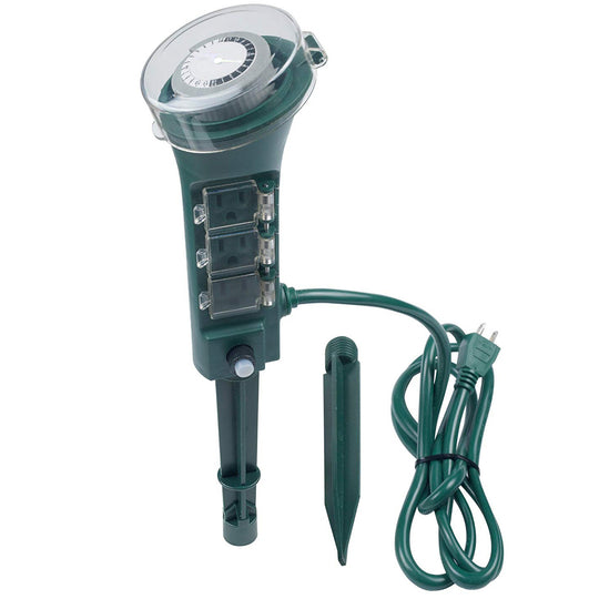 6-Outlet Yard Stake Mechanical Timer
