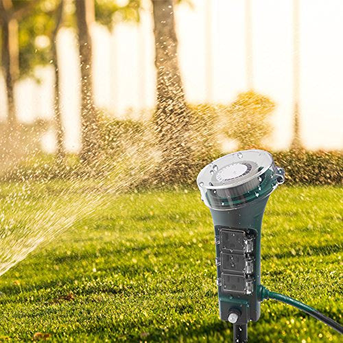 6-Outlet Yard Stake Mechanical Timer