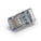 Platinum Tools 202050J ezEX™44 Shielded CAT6 Connector, Internal Ground 50 Pack
