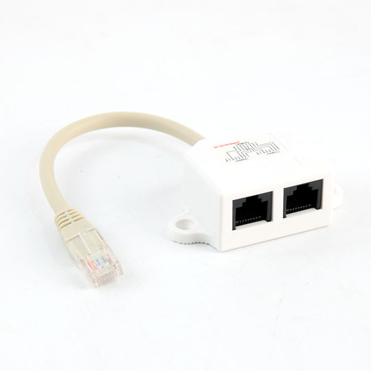 Cat5E Splitter - 10/100 Type 8 Base-T Pigtail RJ45 Splitter