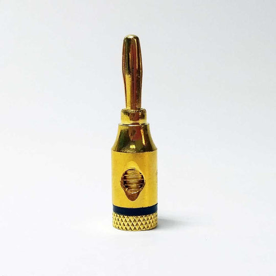 Banana Plug Pair - Metal Coat - Screw Type