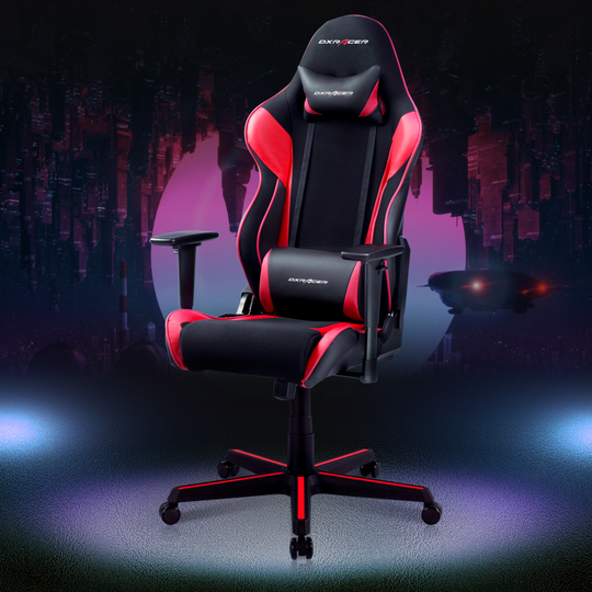 DXRacer Racing Series Conventional Strong Mesh and PU Leather Gaming Chair, OH/RAA106/NR