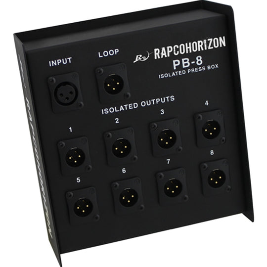 RapcoHorizon PB-8 1-Inout/8-Output Press Box