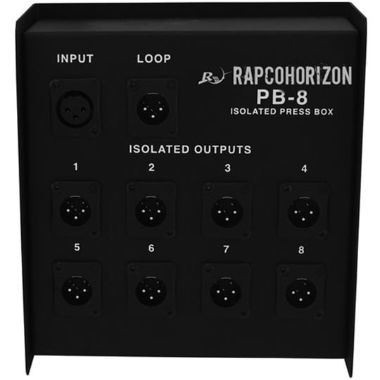 RapcoHorizon PB-8 1-Inout/8-Output Press Box