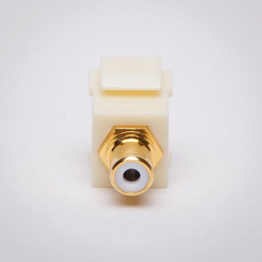 RCA Keystone Jack - Beige Insert