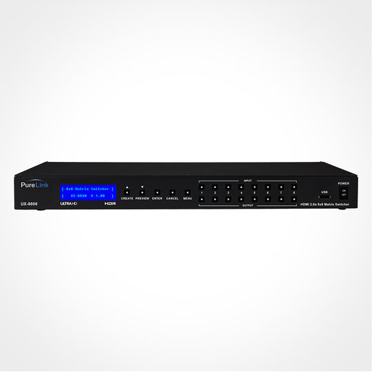 TESmart 8x8 HDMI Matrix Switch 4K@30Hz| Commutateur matriciel HDMI HDCP 1.4 Supporte la TESmart 8x8 HDMI Matrix Switch 4K@30Hz| Commutateur matriciel HDMI HDCP 1.4 Supporte la