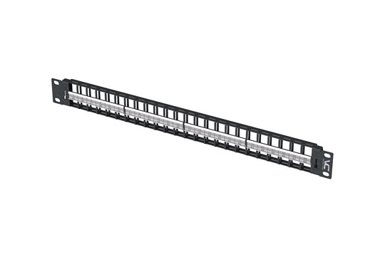 Vertical Cable Blank Optical Fiber Rack-Mount Panel, Keystone-Module, 1U