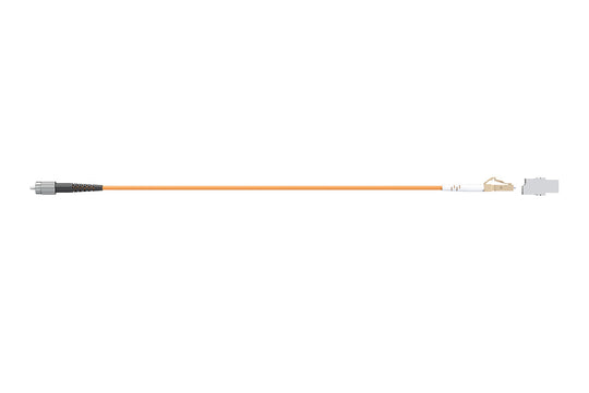 Vertical Cable Optical Fiber Test Lead, 2.5-mm to 1.25-mm Conversion, 1ft