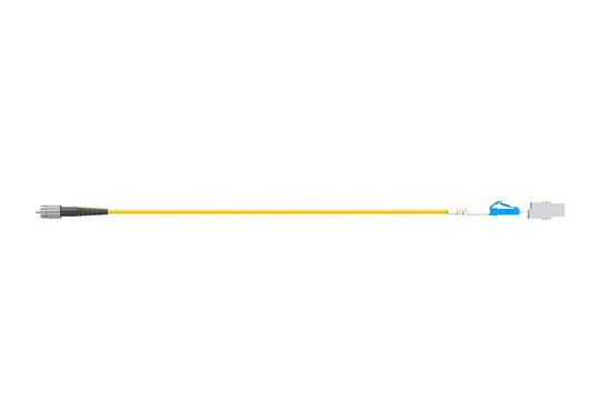 Vertical Cable Optical Fiber Test Lead, 2.5-mm to 1.25-mm Conversion, 1ft