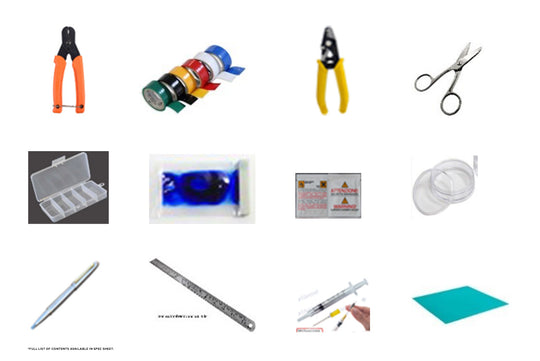 Vertical Cable Optical Fiber Termination Tool Kit – Anaerobic Epoxy.