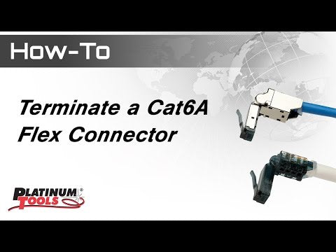 Platinum Tools 106230 Cat6A Flex Connector Shielded, 1/Bag