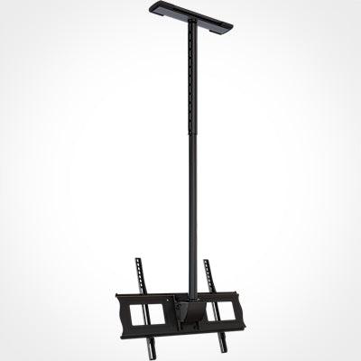 Crimson-AV Complete Ceiling TV Bracket Installation Kit for 37-63 Inch Screen, 3-5ft Drop