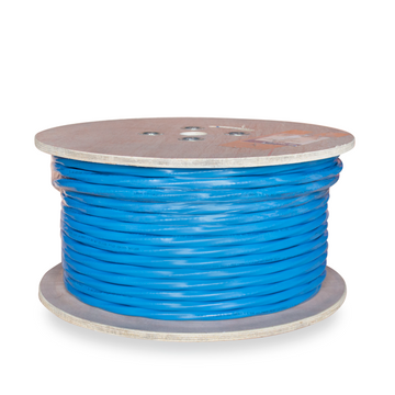Vertical Cable Bundled Cable, 2 x RG6U (CCS) Quad Shield w/ 2 x CAT5E, 350Mhz, 24AWG, UTP, Solid, PVC Jacket, 500ft Spool