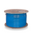 Vertical Cable Bundled Cat-6 Dual, Siamese Style, 23AWG, UTP, 8C Solid, CMR Rated, PVC Jacket, 1000ft, Wooden Spool, Blue