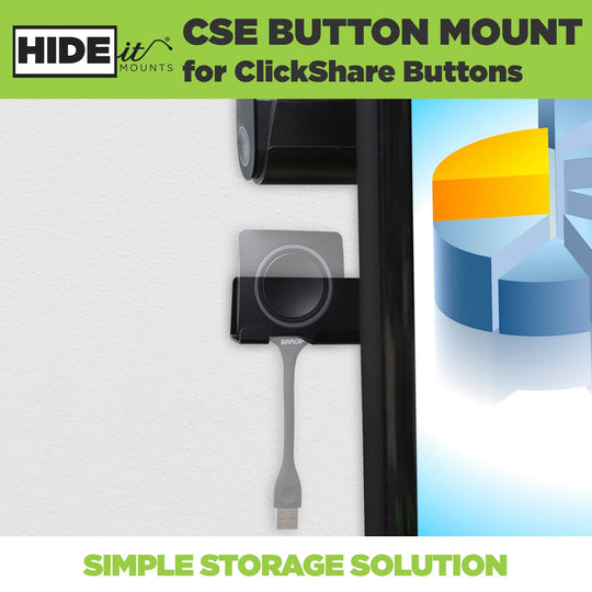HIDEit CSE Button | ClickShare Button Mount