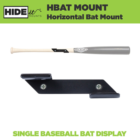 HIDEit HBat | Horizontal Baseball Bat Mount