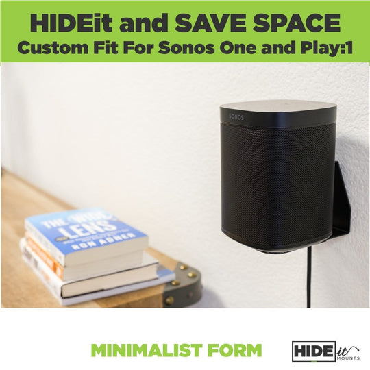 HIDEit One | Play:1 and Sonos One Wall Mount