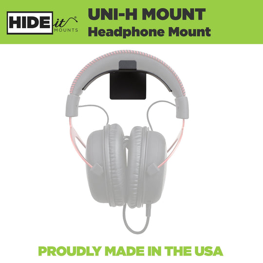 HIDEit Uni-H | Universal Headset Wall Mount