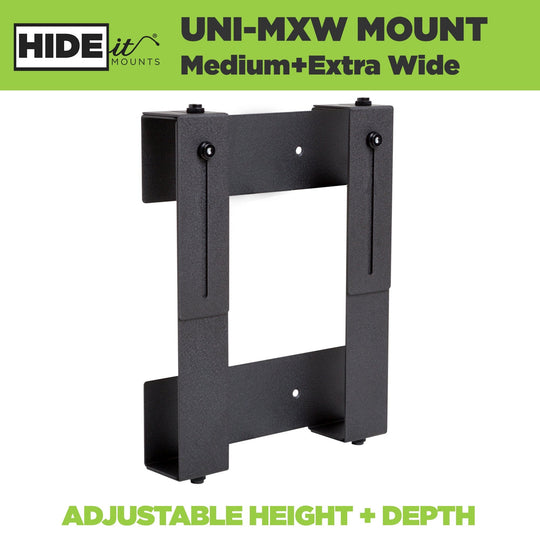 HIDEit Uni-MXW | Adjustable Medium Extra-Wide Component Mount