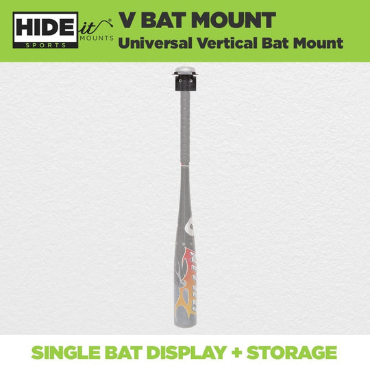 HIDEit VBat | Vertical Baseball Bat Mount