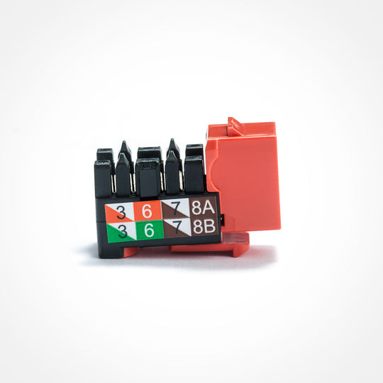 Cat6 Keystone Jack - 110 Style