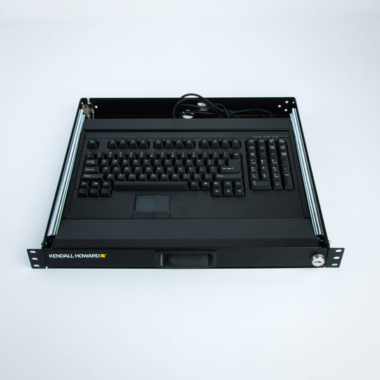 Kendall Howard 1 Unit (1U) 2 Post Rack Mount Keyboard Tray