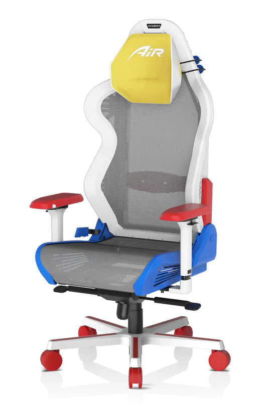 DXRacer Air Mesh Gaming Chair Modular Office Chair - Yellow & Red & Blue