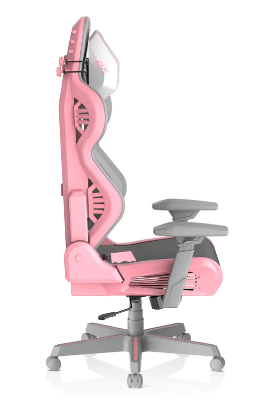 DXRacer Air Mesh Gaming Chair Modular Office Chair - Grey & Pink
