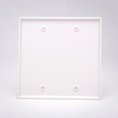 Vanco 2 Gang Blank Wall Plate