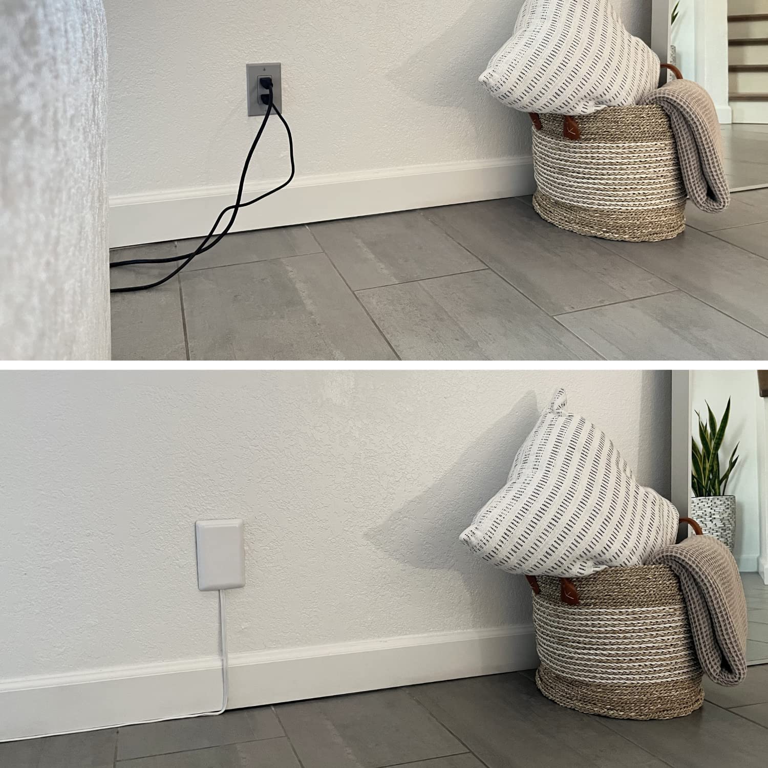 Sleek Socket Electrical Outlet Cover 3ft Power Strip – FireFold