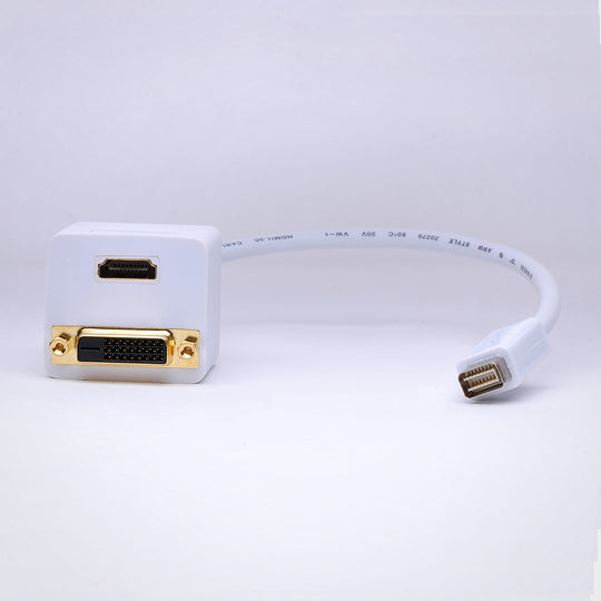 1ft Mini DVI to DVI and HDMI Adapter Cable