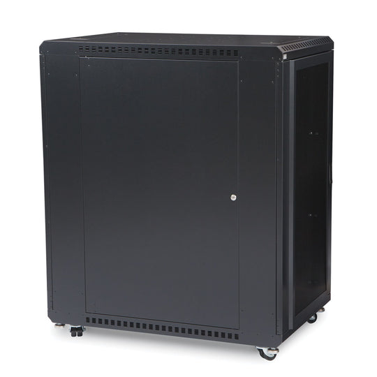 Kendall Howard LINIER Server Cabinet - Convex/Glass Doors - 36" Depth - (22U-42U)