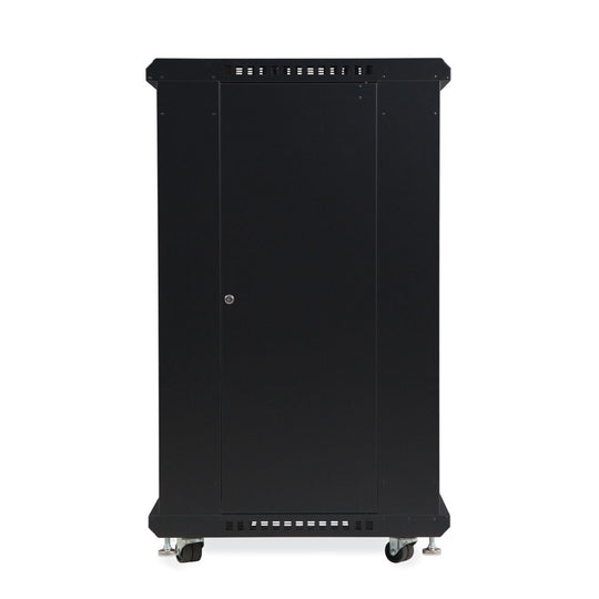 Kendall Howard LINIER Server Cabinet - Convex/Glass Doors - 24" Depth - (22U-42U)