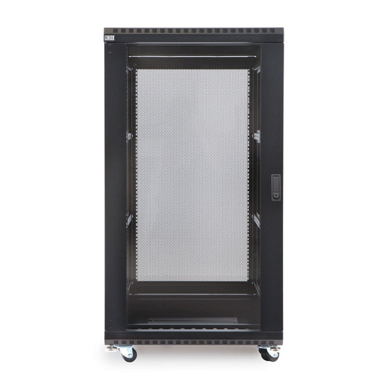 Kendall Howard LINIER Server Cabinet - Glass/Glass Doors - 24" Depth - (22U-45U)
