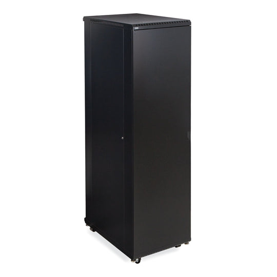 Kendall Howard LINIER Server Cabinet - Solid/Convex Doors - 36" Depth - (22U-42U)