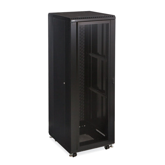 Kendall Howard LINIER Server Cabinet - Convex/Convex Doors - 24" Depth - (22U-42U)