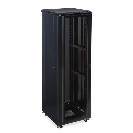 Kendall Howard LINIER Server Cabinet - Convex/Convex Doors - 24" Depth - (22U-42U)