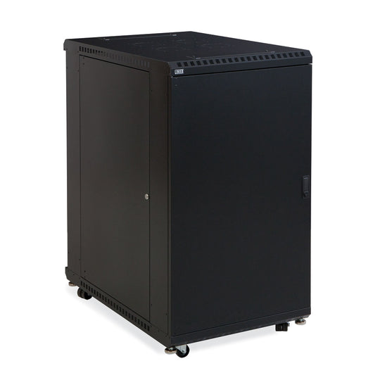 Kendall Howard LINIER Server Cabinet - Solid/Solid Doors - 36" Depth - (22U-42U)