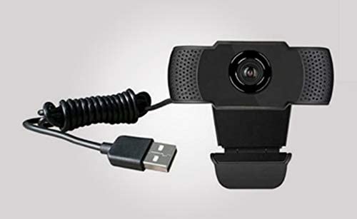 DigiCamz 1080P Webcam - 30 FPS - Auto Light Correction - Plug and Play - Dual Mic/USB 2.0/Wide Compatibility
